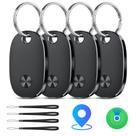 Rastreador Bluetooth aowoka WeTag pro para bagagem, pacote com 4 Rastreador Bluetooth aowoka WeTag pro para bagagem, pacote com 4