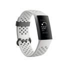 Rastreador de atividades físicas Fitbit Charge 3 SE em grafite/silicone branco, tamanho único (faixas S e L incluídas), 1 unidade (pacote com 1)