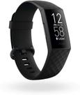 Rastreador de fitness Fitbit Charge 4 preto com GPS e monitor de RH