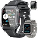 Rastreador de fitness Smartwatch Kimeag para homens com monitor de frequência cardíaca Rastreador de fitness Smartwatch Kimeag para homens com monitor de frequência cardíaca
