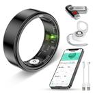 Rastreador de saúde Smart Ring VNEXFU IP68 impermeável preto