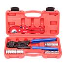 Ratchet PEX Cinch Tool iCrimp para 10-25 mm com braçadeiras e cortador