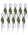 Ratchet Tie Down Straps Keovoker, pacote com 10, gancho de corda de 4 m 1/8”