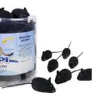Ratinho Sonoro Para Gatos Pets Brinquedo Stress Ansiedade Napi - 50 Unidades