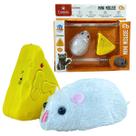 Rato Branco Brinquedo Interativo Para Gatos Movimento Controle Remoto Castela