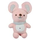 Rato De Pelúcia Partes Brilho Poliester 33Cms - Rosa