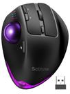 Ratón Trackball Inalámbrico Recargable Bluetooth SABLUTE para Múltiples Dispositivos