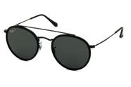 Ray ban round double bridge rb3647-nl 002/58 51 polarizado