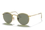 Ray ban round metal rb3447 001/58 50 polarizado