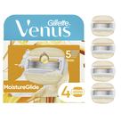 Razor Blade reabastece Venus MoistureGlide para mulheres x4