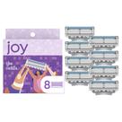 Razor Blade Recarga Joy Joy, 8 unidades, Purple Lubrastrip