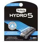 Razor Refils Schick Hydro 5 Sense Hydrate para homens, 8 unidades