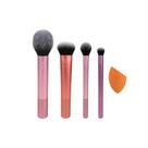 Real Techniques Everyday Essentials Set Kit de Pincéis para Maquiagem Roxo