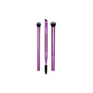 Real Techniques Eye Shade + Blend Kit de Pincéis para Maquiagem Roxo