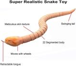 Realista Controle remoto Rc Snake Toy Rápido Movimento Simulaio