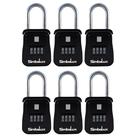 Realtor Lockbox SimbaLux Combo, 4 dígitos numéricos, pacote com 6