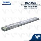 REATOR ELETRÔNICO PHILIPS DIMERIZÁVEL P/LÂMPADA FLUORESCENTE 1x13W 14W 21W 24W 25W 28W 36W 39W x 20V