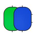 Rebatedor Chromakey 2 Em 1 Azul E Verde Dobrável 150x200