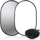 Rebatedor de Luz Fotográfico Oval ou Retangular 2 Em 1 Estúdio ESCOLHA A COR E O TAMANHO ANTES DA COMPRA Rebatedor de Luz Fotográfico Oval ou Retangular 2 Em 1 Estúdio ESCOLHA A COR E O TAMANHO ANTES DA COMPRA