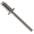 Rebite Aço Inox 308 de Repuxo pop 304 A2 3.2x 8 c/ 50peças