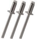 Rebite Aço Inox 316 de Repuxo pop 304 A2 3.2x16 c/ 50peças
