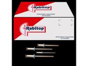 Rebite Aço Inox RAI512 250 pçs Rebitop