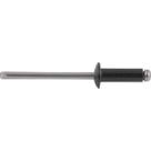 Rebite Alumínio Preto 3,2x12mm 312 com 1000 peças - Vonder