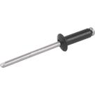 Rebite Alumínio Preto 4,0x16mm 416 com 1000 peças - Vonder