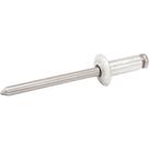 Rebite De Repuxo 4,0 Mm X 16,0 Mm Alumínio Pacote Com 50 Peças Nove54