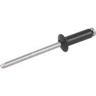 Rebite de Repuxo 4,8 mm x 10,0 mm, Preto, 510, Caixa com 1.000 Peças Vonder OstenVonder Rebite de Repuxo 4,8 mm x 10,0 mm, Preto, 510, Caixa com 1.000 Peças Vonder OstenVonder