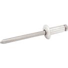 Rebite de Repuxo 4,8 mm x 16,0 mm, Pacote com 50 Peças Nove54