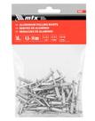 Rebite De Repuxo Cromado 4,8x14mm 50 Peças Mtx Rebite De Repuxo Cromado 4,8x14mm 50 Peças Mtx