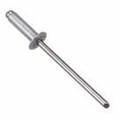 Rebite de repuxo em alumínio de 3 x 22 mm - 100 unidades Rebite de repuxo em alumínio de 3 x 22 mm - 100 unidades