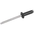 Rebite De Repuxo Vonder 3,2 Mm X 8,0 Mm Preto - Caixa Com 1.000 Peças