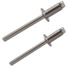 Rebite Pop Aço Inox 512 de Repuxo 304 A2 4.8x12 c/ 30peças