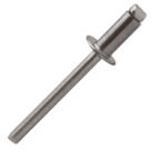 Rebite Pop de Repuxo Aço Inox 304 - 512 (4.8x12) com 150pça