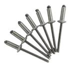 Rebite pop de repuxo de alumínio natural 412 4x12mm com 100 pçs
