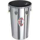 Rebolo Contemporanea 11x50 Conico Pele Napa Aluminio 1225LT