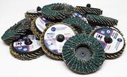 Rebolo de disco de aba Benchmark Abrasives 2 em 120 Grit (pacote com 10)