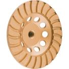 Rebolo diamantado 115mm turbo rosca m14 - Vonder