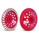 Rebolo Diamantado Tipo Prato C/ Rosca 115 x M14 Rocast