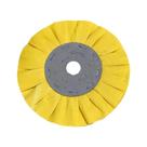 Rebolo Disco Pano Ventilado Polimento 150mm Amarelo Macio