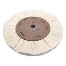 Rebolo Disco Pano Ventilado Polimento 150mm Branco Duro