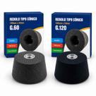 Rebolo Tipo Conico Guepar 100x50mm Grão 60 e Grão 120