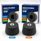 Rebolo Tipo Conico Guepar 75x50mm Grão 60 - Grão 80
