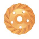 Rebolo turbo segmentado diamantado rosca m14 115mm 1pc mtx