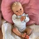 Reborn Baby Doll GYCV Realistic Boy 46 cm com acessórios 3+