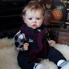 Reborn Baby Doll KSBD Lifelike Realistic Boy 50 cm com acesso. Reborn Baby Doll KSBD Lifelike Realistic Boy 50 cm com acesso.