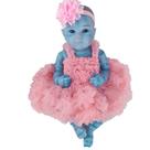 Reborn Doll Baby Girl de 18 polegadas com vestido rosa de vinil macio Reborn Doll Baby Girl de 18 polegadas com vestido rosa de vinil macio