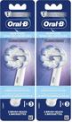 Recambios de cabezales de cepillo Oral-B Gum Care, paquete de 3 unidades, pack de 2